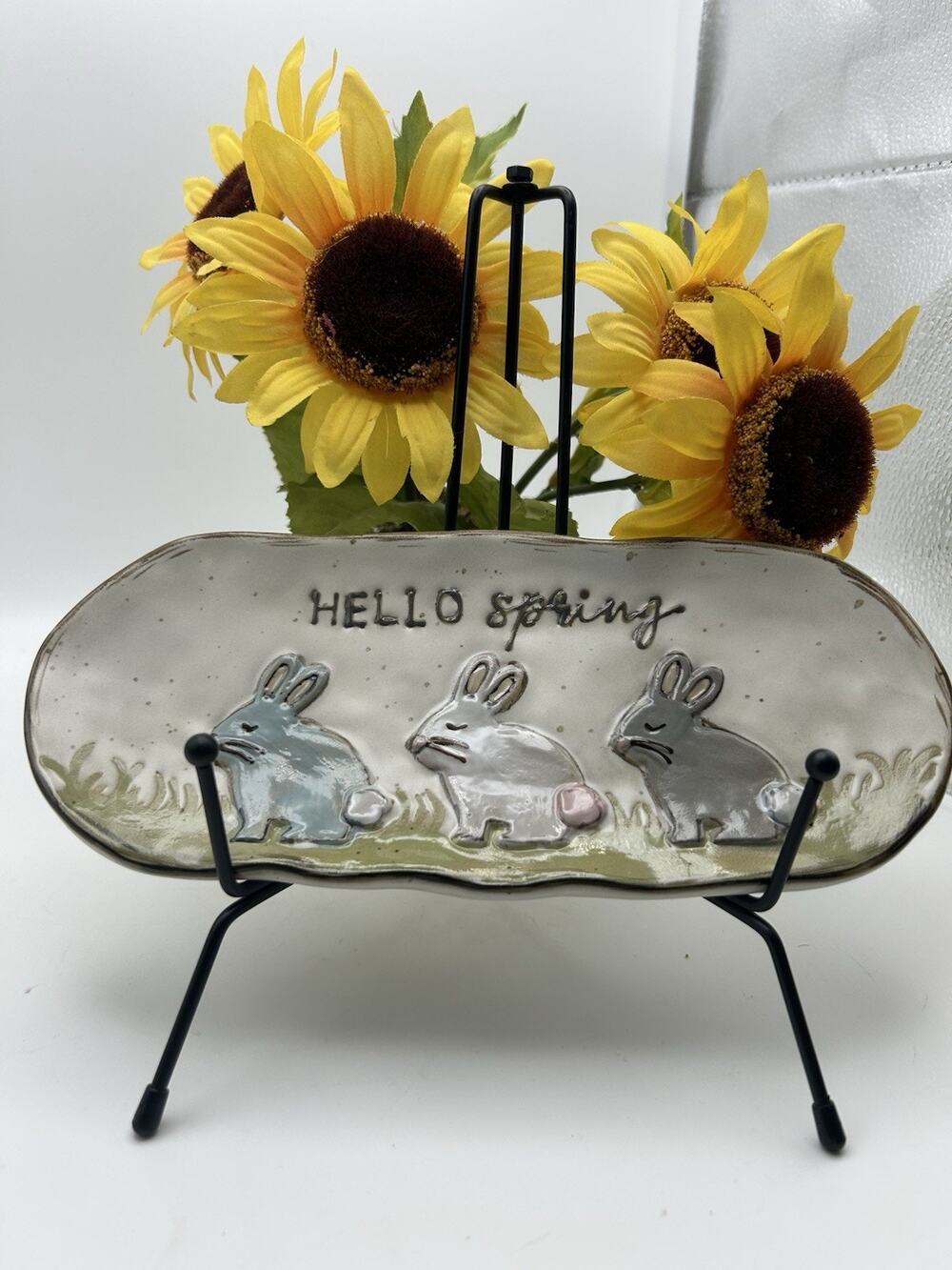 Enjoy This Bunny Trinket Dish By Mud Pie.